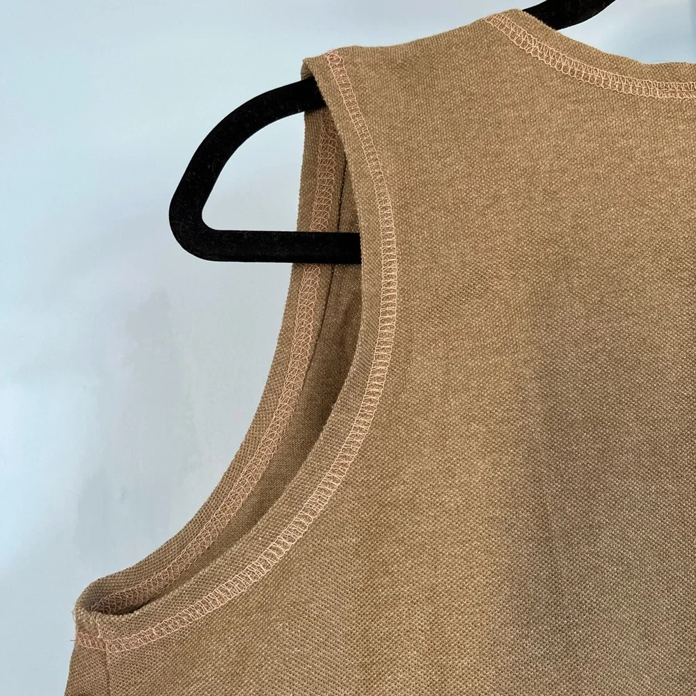 Vintage JL Plum button long vest tank top - Picture 7 of 7